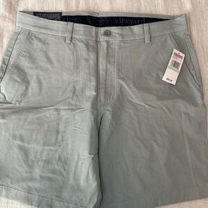 NEW Vineyard Vines 8” Classic Fit Size 34 Breaker Shorts Gray